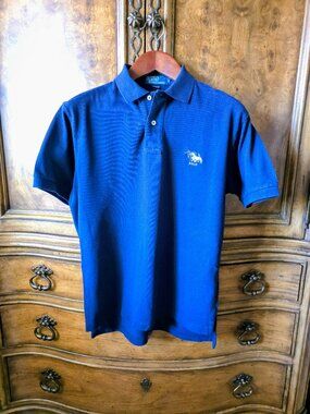 (M) Dark Blue Polo Shirt